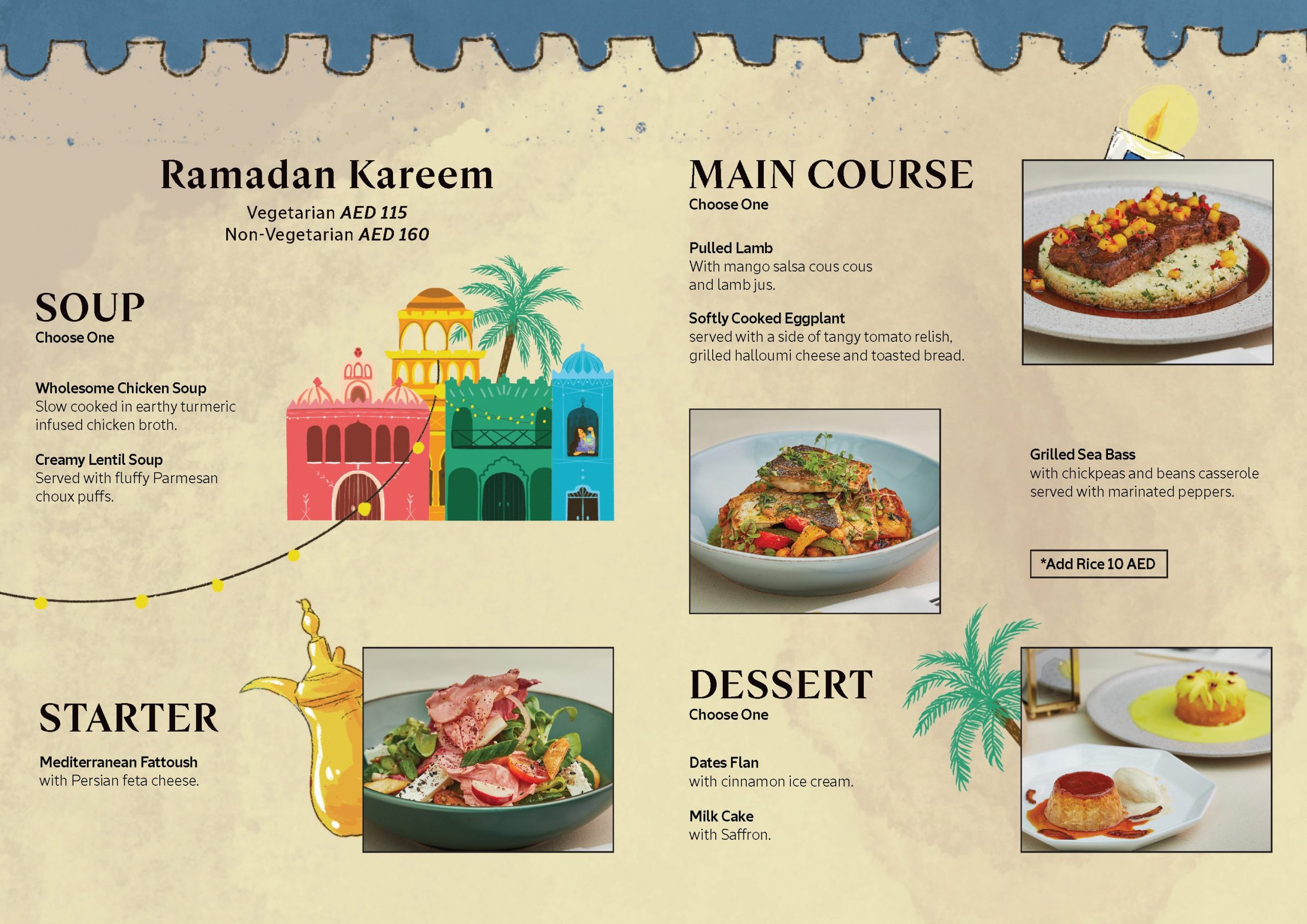 L'Occitane Ramadan Menu
